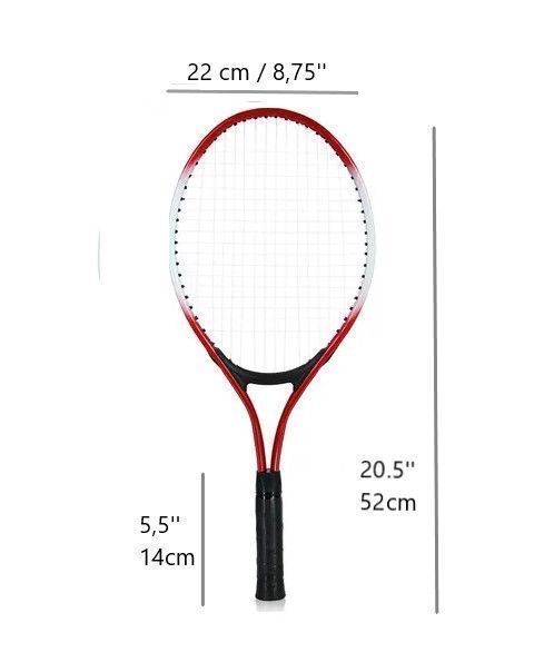 PACK 2 RAQUETAS TENIS PRINCIPIANTES AMATEUR + PELOTA-2