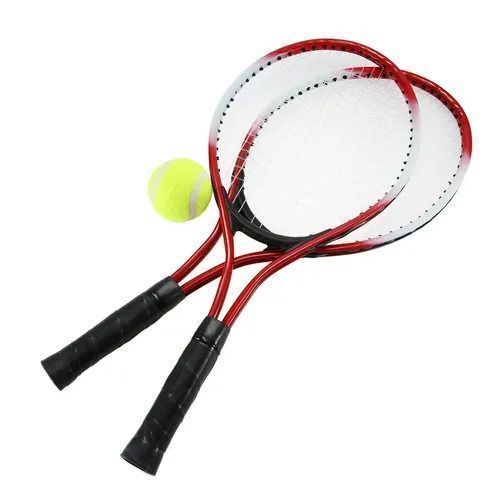 PACK 2 RAQUETAS TENIS PRINCIPIANTES AMATEUR + PELOTA-4
