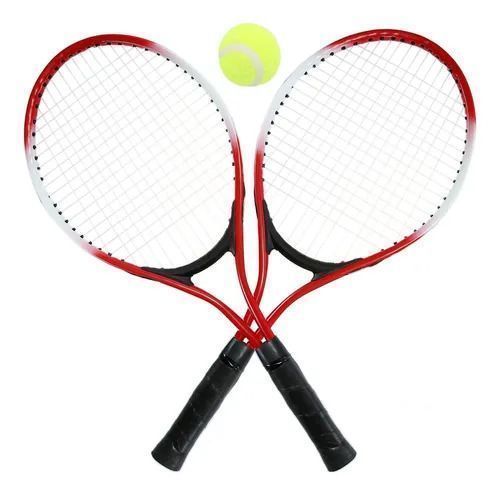 PACK 2 RAQUETAS TENIS PRINCIPIANTES AMATEUR + PELOTA-5