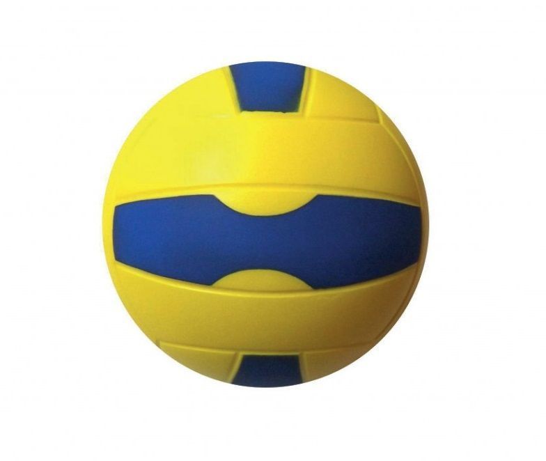 Balon De Esponja Volley Recubierto En Pu 17cm 7puLG-0