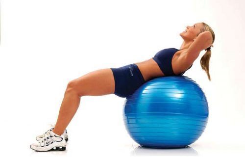 Balon Yoga Pilates, Fitball, Overball 45cm-3