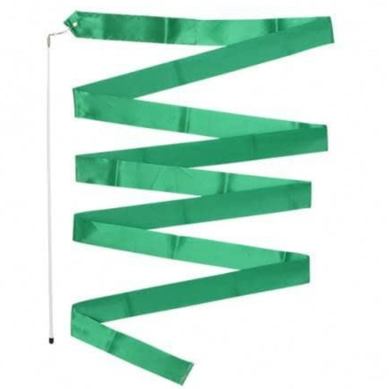 Cinta Gimnasia Rítmica Artistica Medida Oficial + Estilete- Verde-0