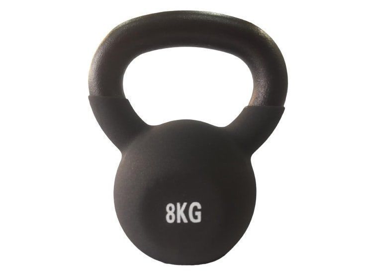 KETTLEBELL 8 KG ACERO RECUBIERTAS CON VINILO-0