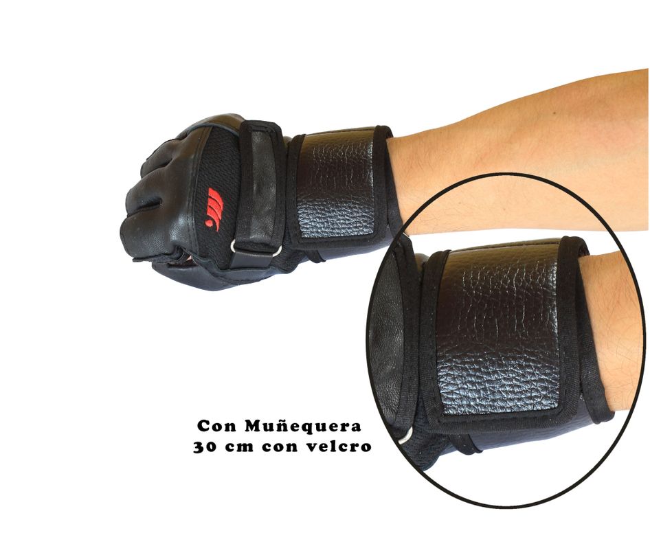 Guantes Fitness Gimnasio Con Muñequera - Pesas Y Barra-3