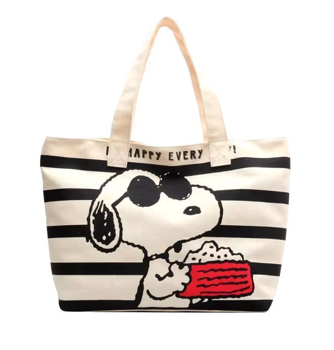 Bolso Snoopy 35x39 Hermoso Bolso Retro Cute Cartera BlancoBolso Snoopy 41x31 Hermoso Bolso Retro Cut-1