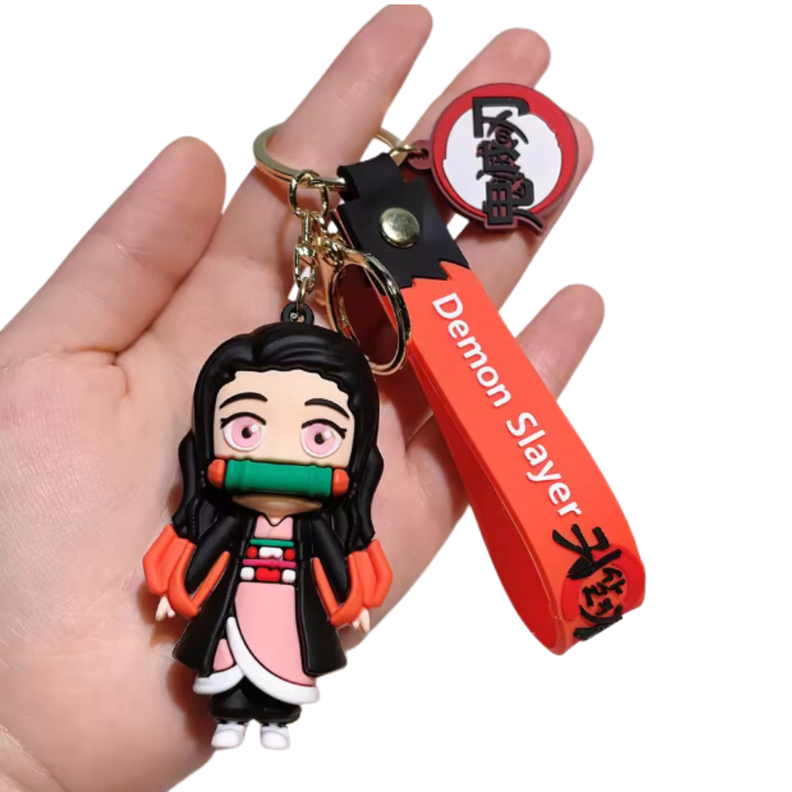 Llavero Nezuko Y Tanjiro Kamado X2 Tiernos-2