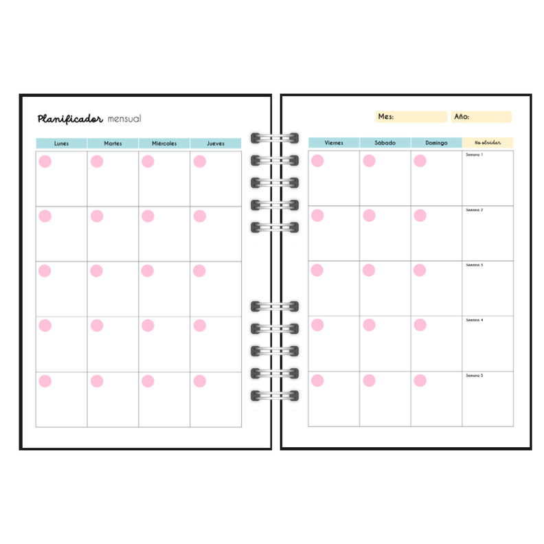 Agenda Psicopedagoga 200 Pág Anual Papelería Personalizada-2