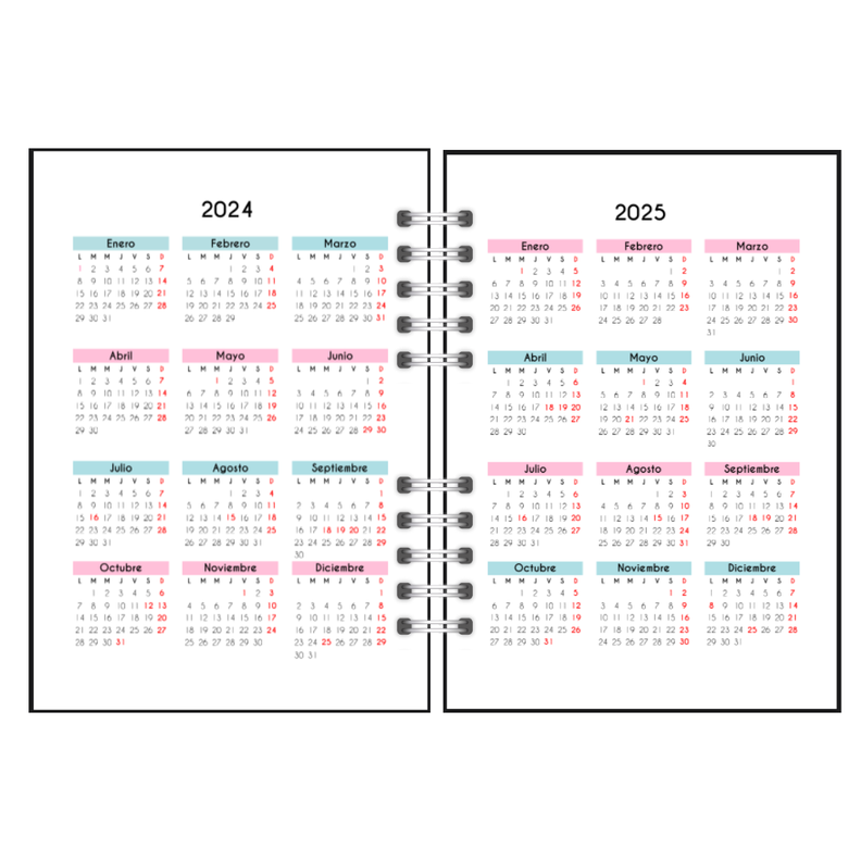 Agenda Psicopedagoga 200 Pág Anual Papelería Personalizada-3