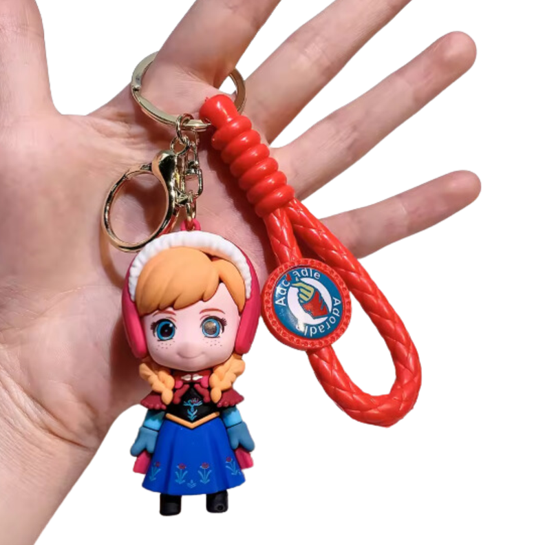 Pack 3 Llaveros Frozen 2 Elsa + Anna + Olaf Hermosos-3