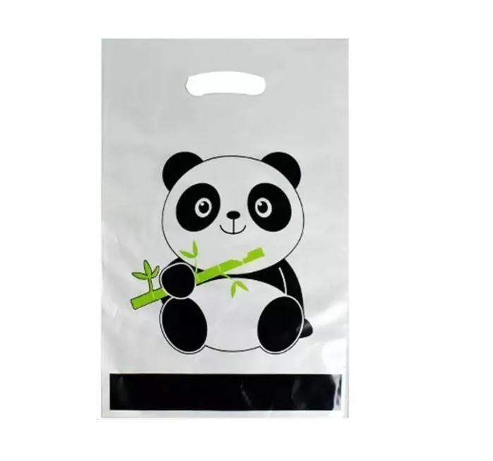 10 Bolsas Para Dulces Oso Panda Cumpleaños Osito-1