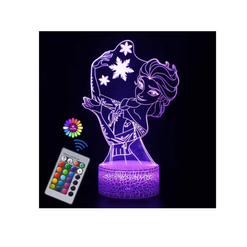 Lampara Led Frozen Decoración Decorativa-0