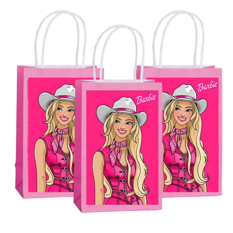 pack 12 bolsas dulcera barbie dulces cumpleaños fiestas cotillón 1-0