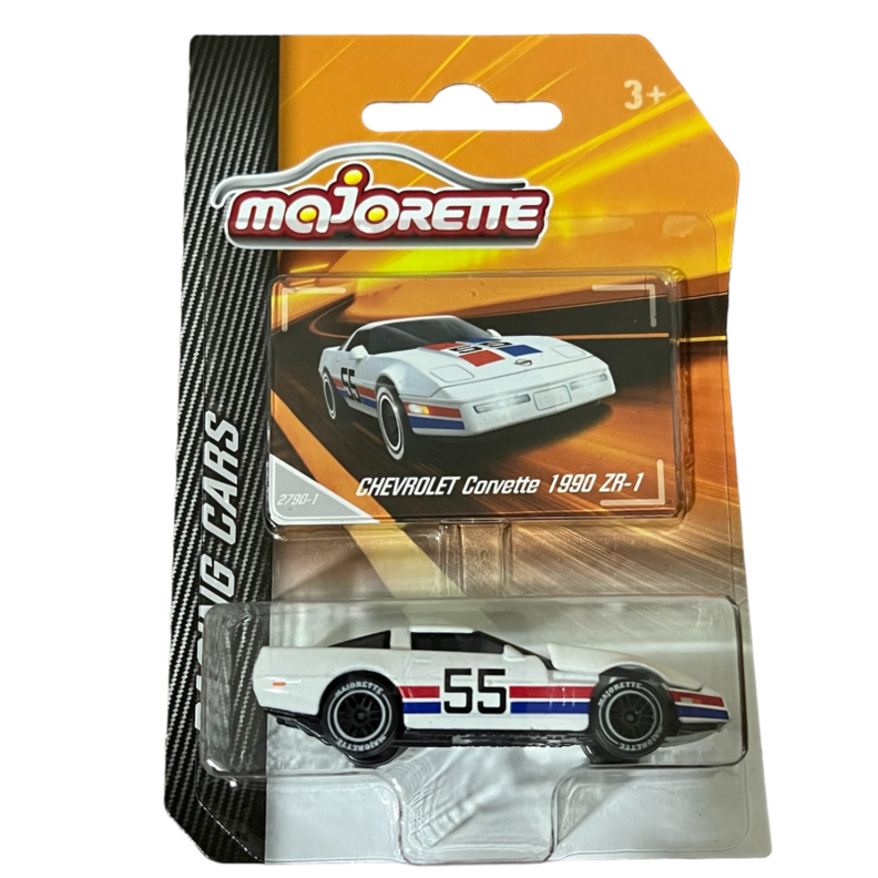 Auto Majorette Racing Cars Chevrolet Corvette 1990 ZR-1 Blanco