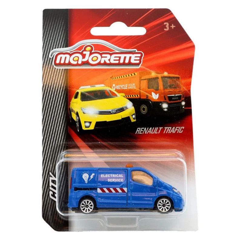 Majorette City Renault Trafic Azul