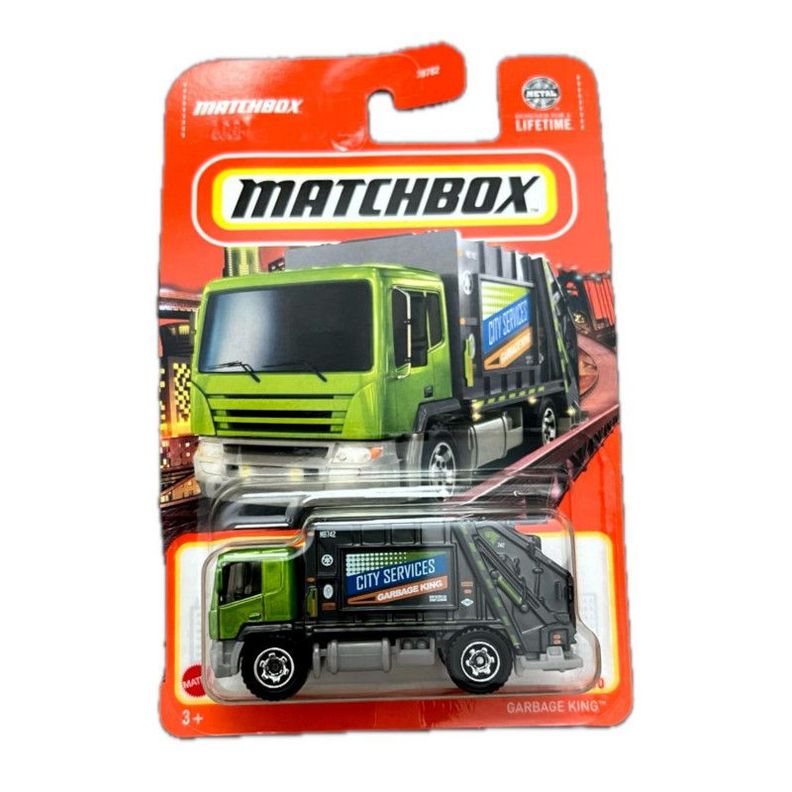 Auto Matchbox Garbage King - 32/100 Negro