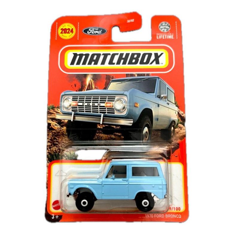 Auto Matchbox 1970 Ford Bronco - 29/100 Celeste