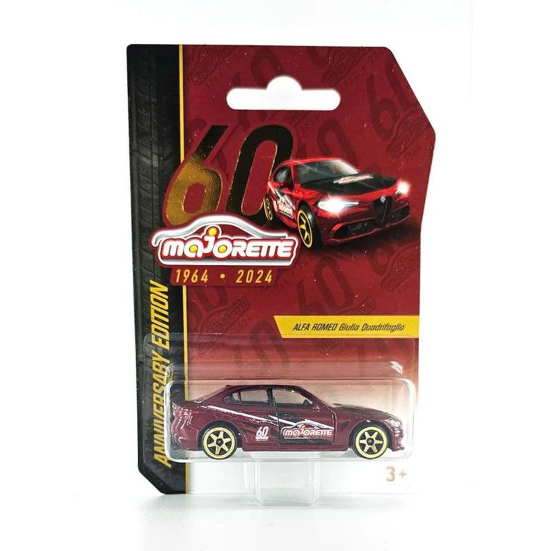 Majorette Aniversario Alfa Romeo Giulia Quadrifoglio Burdeo