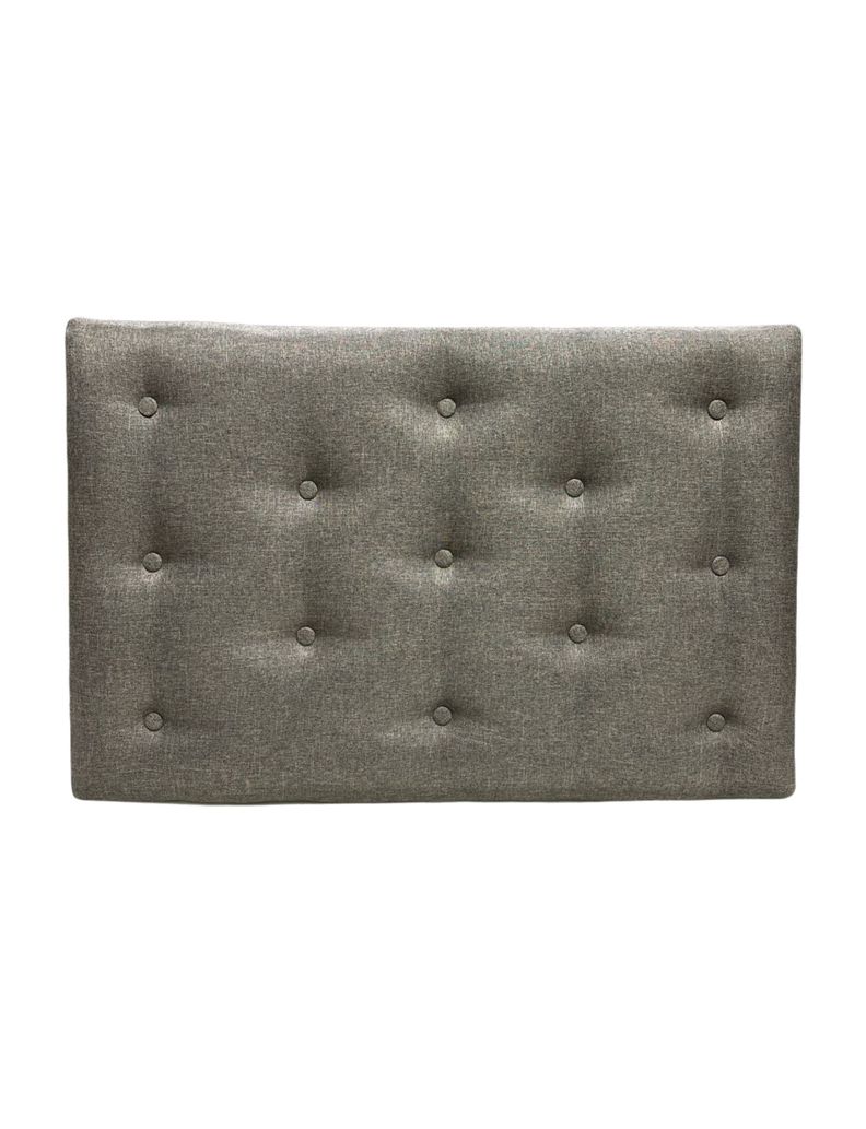 Respaldo 1 Plaza Gris Lino Muebles Rimar