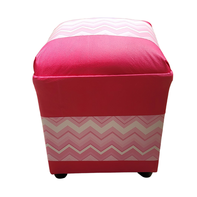 Pouf Bicolor Eco Cuero Muebles Rimar-4