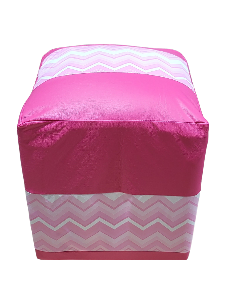 Pouf Bicolor Eco Cuero Muebles Rimar-0