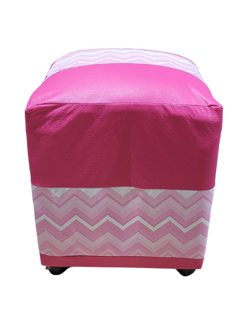 Pouf Bicolor Eco Cuero Muebles Rimar-2
