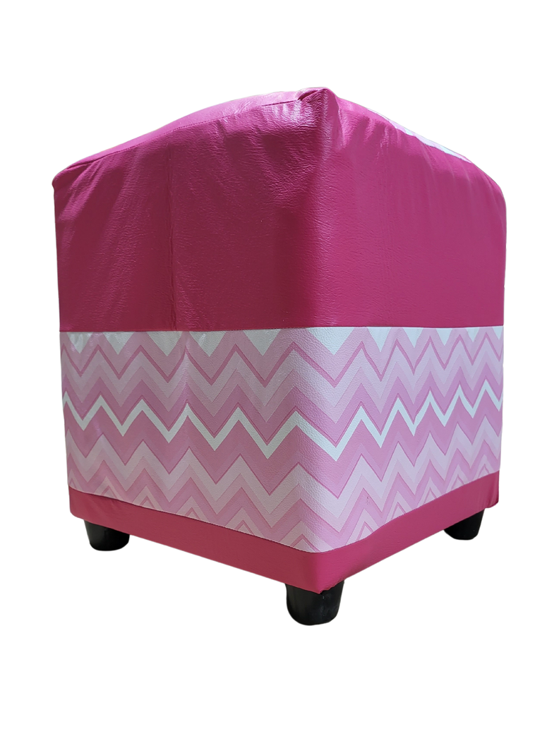 Pouf Bicolor Eco Cuero Muebles Rimar-3