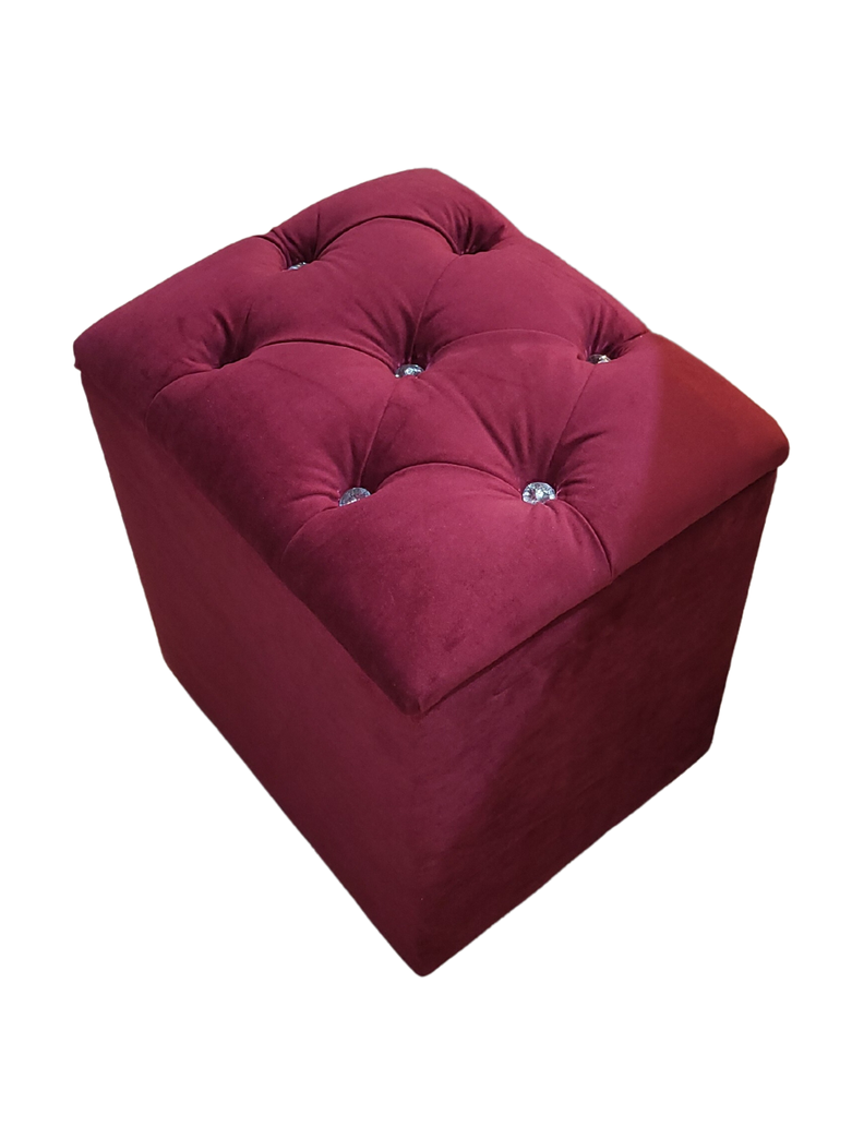 Pouf Baul Capitone Burdeo Diamante-2