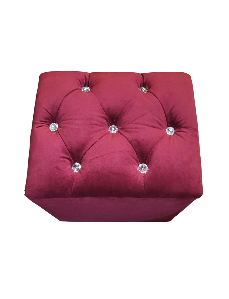 Pouf Baul Capitone Burdeo Diamante-3