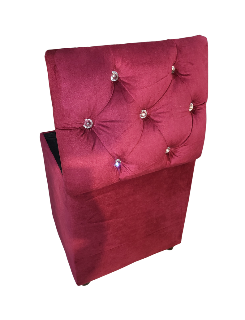 Pouf Baul Capitone Burdeo Diamante-4