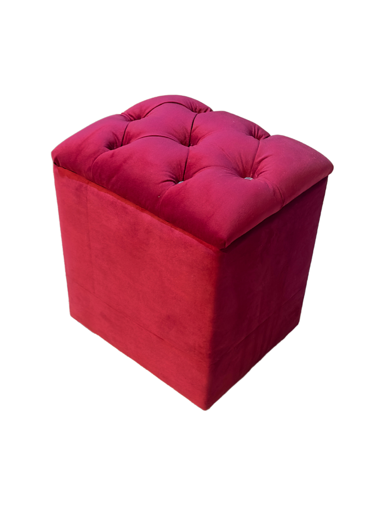 Pouf Baul Capitone Burdeo Diamante-5