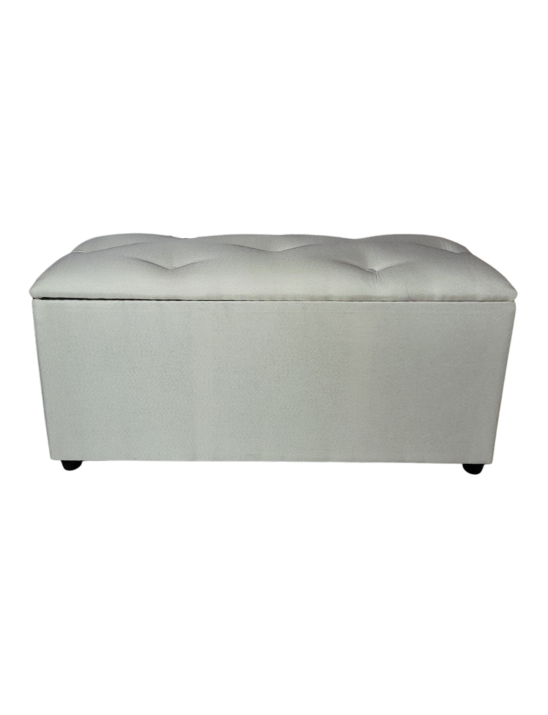 Baul Botone XL Crudo Lino 105X40X50X40 Rimar
