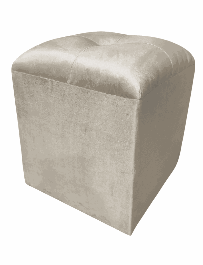 POUF BEIGE FELPA 40X40X45 RIMAR-3