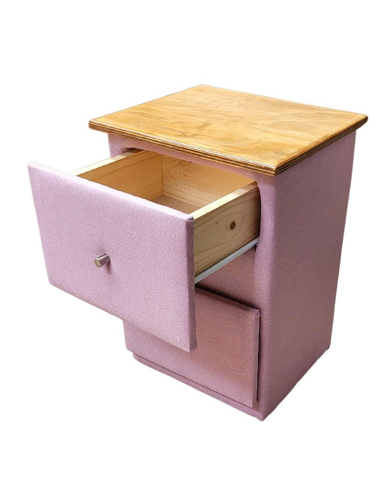 VELADOR DOBLE CAJON LINO PALO ROSA -3