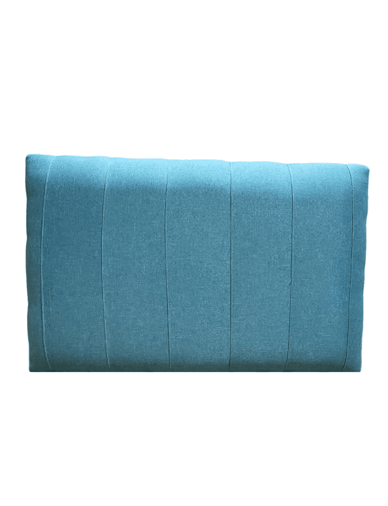 Respaldo 1 1/2 Turquesa Lino Lineal Rimar 107x60x6