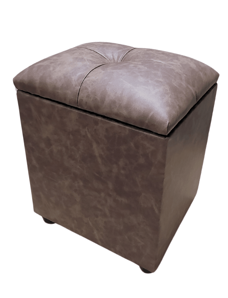 Pouf Baul Miel Eco Cuero 40x33x50 Rimar-3