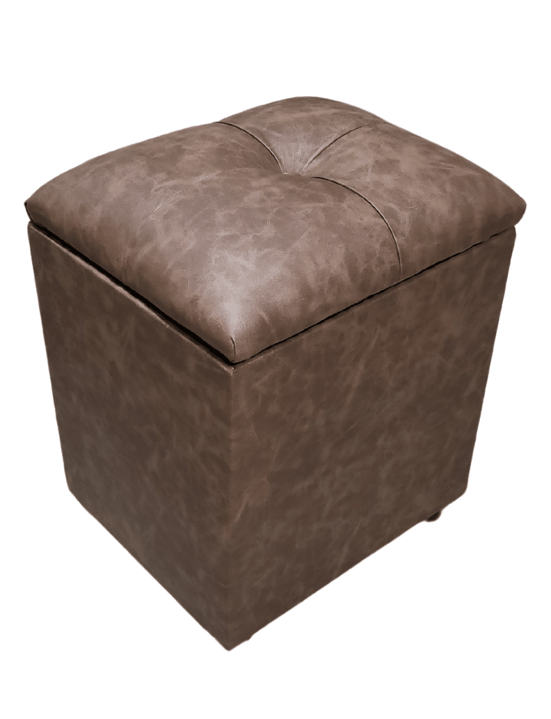 Pouf Baul Miel Eco Cuero 40x33x50 Rimar-4