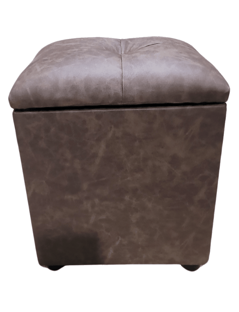 Pouf Baul Miel Eco Cuero 40x33x50 Rimar-5