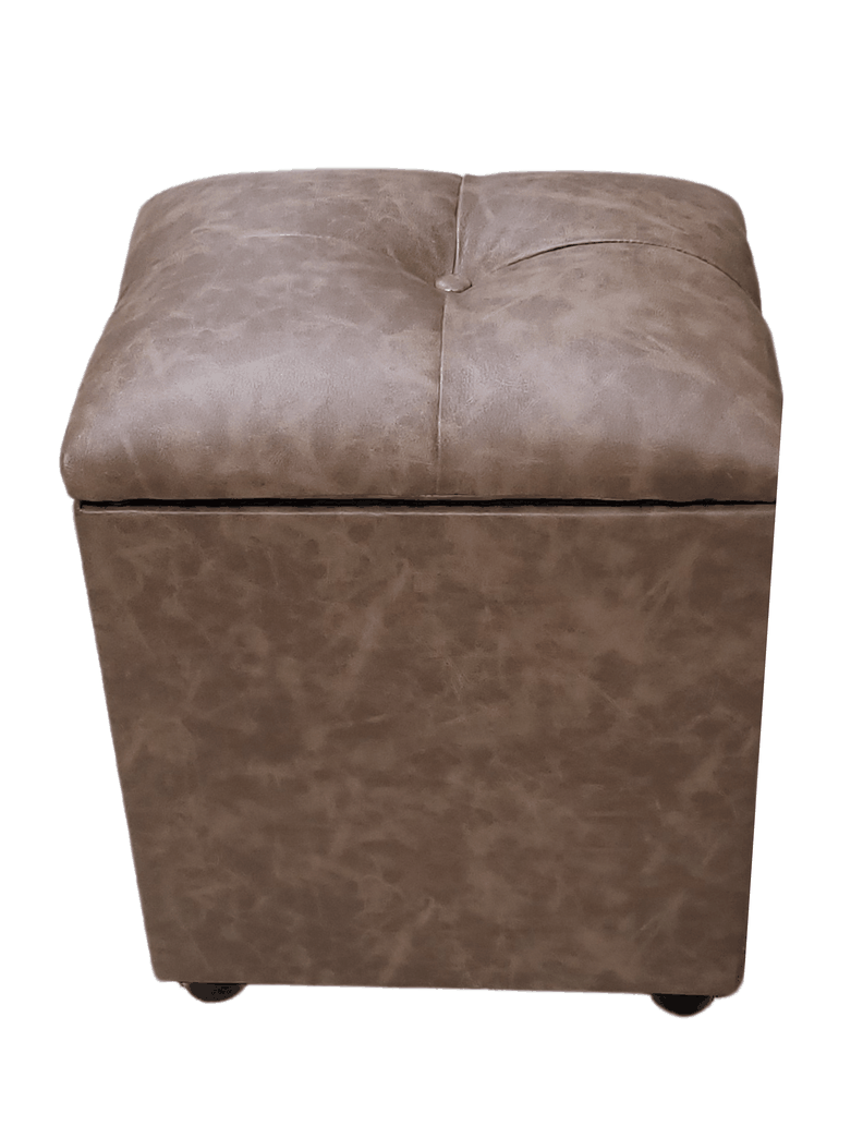 Pouf Baul Miel Eco Cuero 40x33x50 Rimar-6