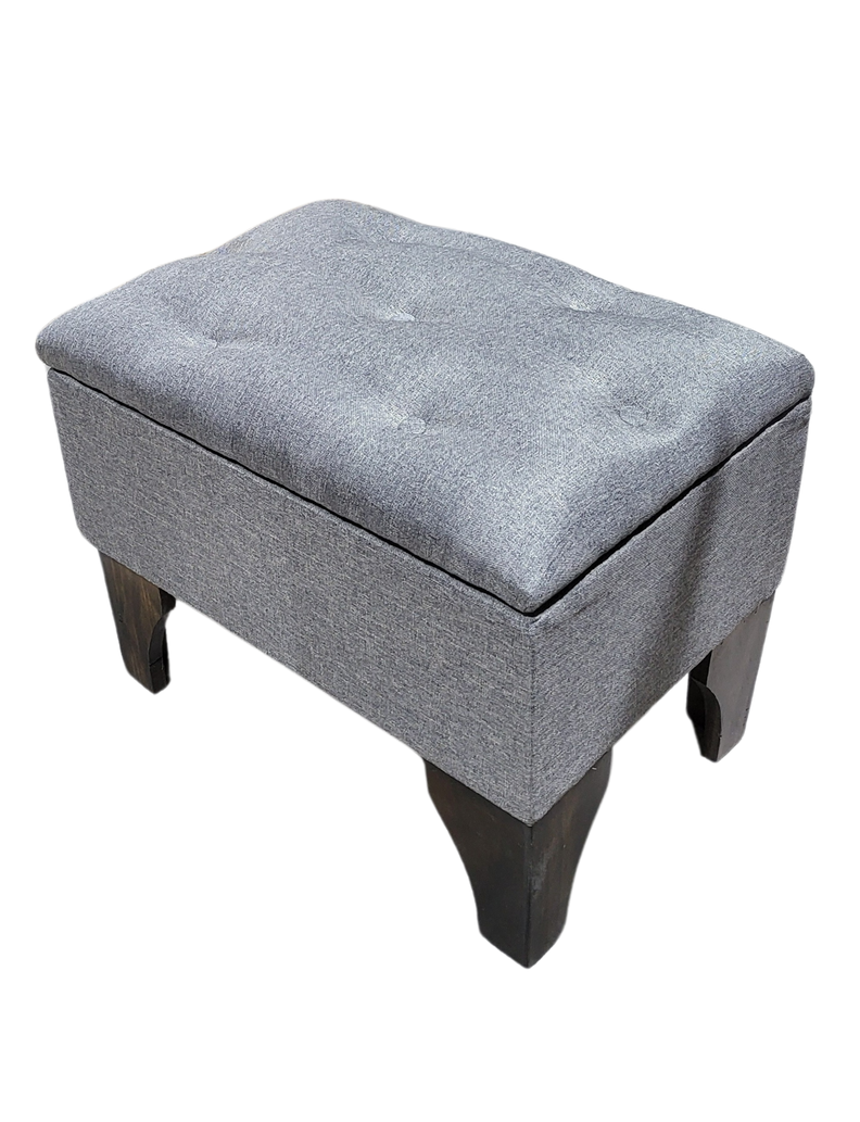 Banqueta Baúl Gris Lino 60x40x45x20 Muebles Rimar-2