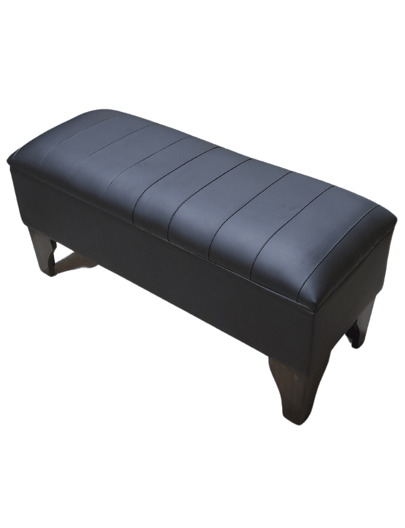 Banqueta Baúl tipo Tubular Eco Cuero 105x40x45x20 Rimar-3