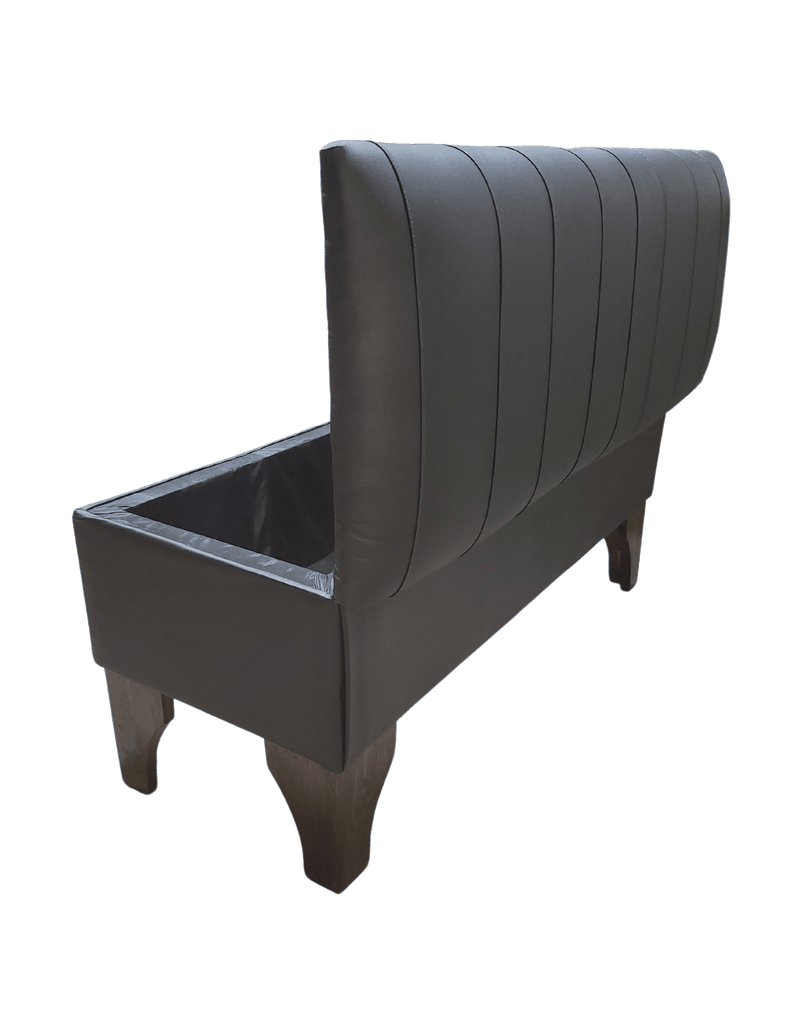 Banqueta Baúl tipo Tubular Eco Cuero 105x40x45x20 Rimar-5