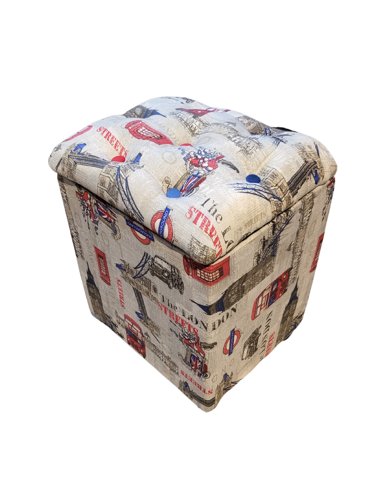 Pouf Baul Bicolor London 40x33x50 Rimar-2