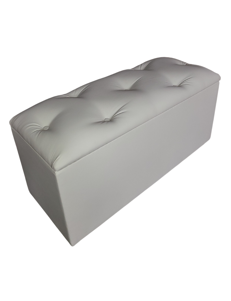 Baul Botone XL Crudo Eco Cuero 105X40X50X40 Rimar-1
