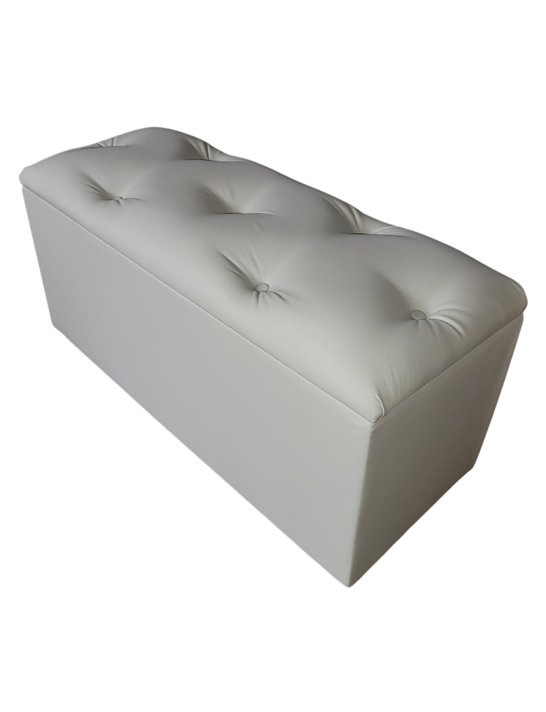 Baul Botone XL Crudo Eco Cuero 105X40X50X40 Rimar-2