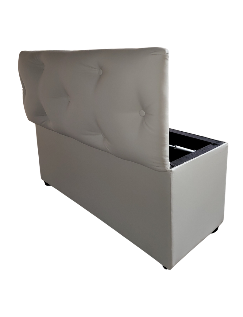 Baul Botone XL Crudo Eco Cuero 105X40X50X40 Rimar-3
