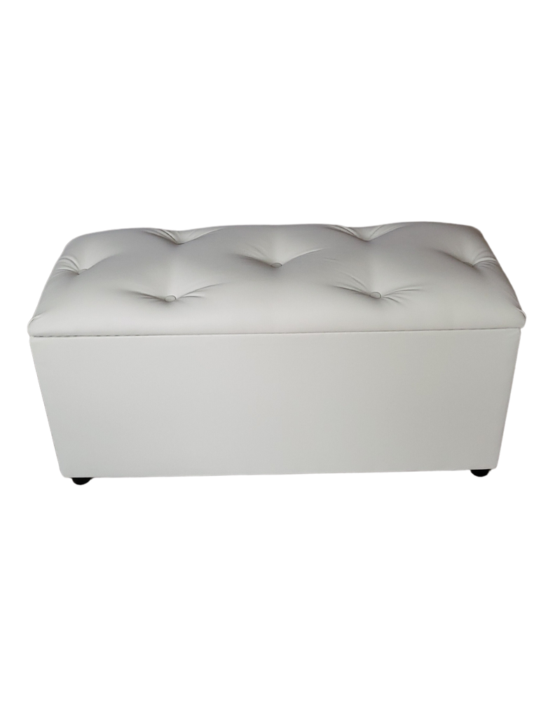 Baul Botone XL Crudo Eco Cuero 105X40X50X40 Rimar-4