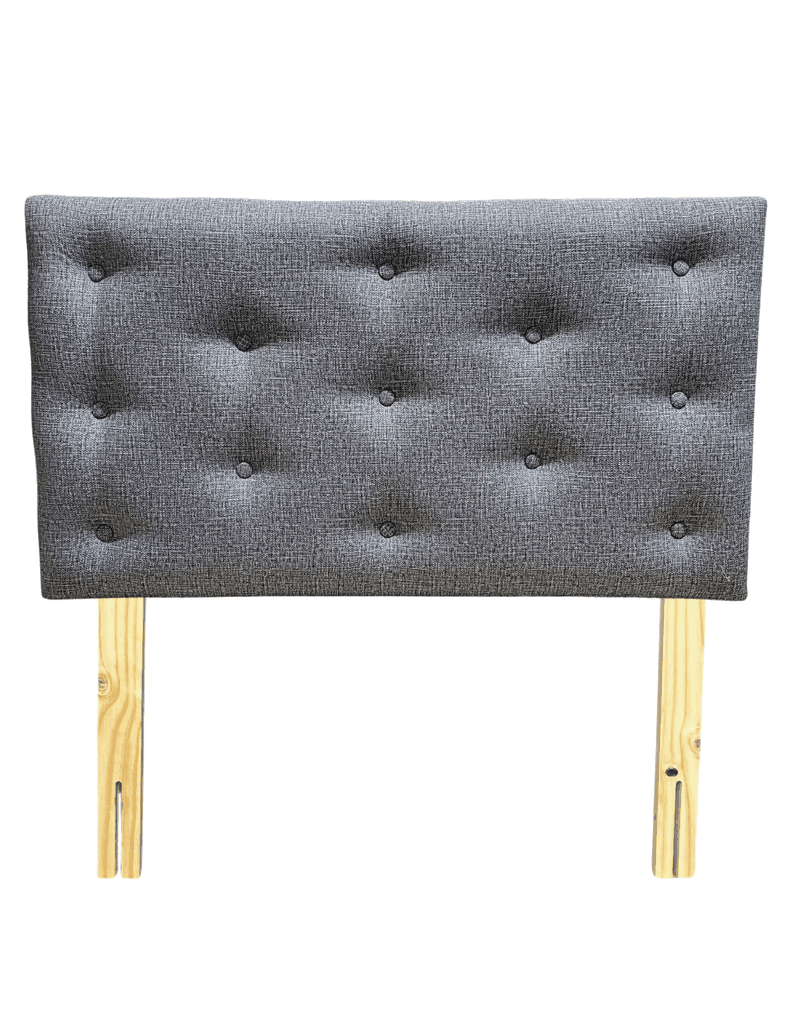 Respaldo 1.5 plazas Gris Jaspiado Cavancha Muebles Rimar
