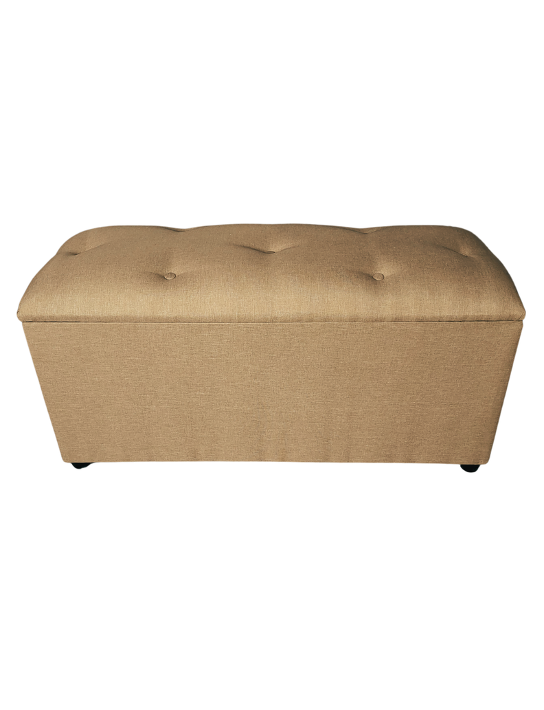 Baul Botone XL Beige Lino 105X40X50X40 Rimar-0