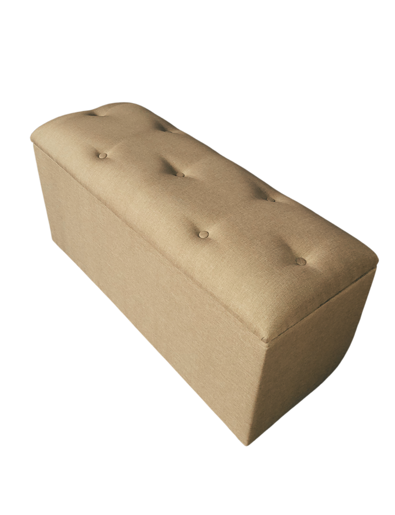 Baul Botone XL Beige Lino 105X40X50X40 Rimar-2