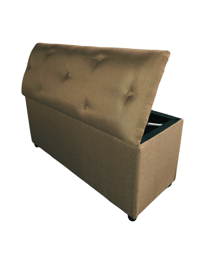 Baul Botone XL Beige Lino 105X40X50X40 Rimar-3